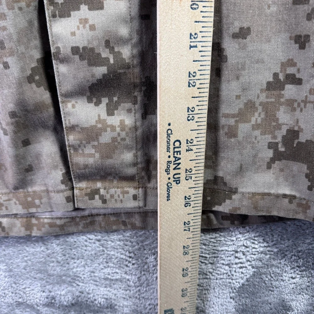 TRU-SPEC Men Small Brown Digital Camo Military Jacket Full Zip Outdoor Coat